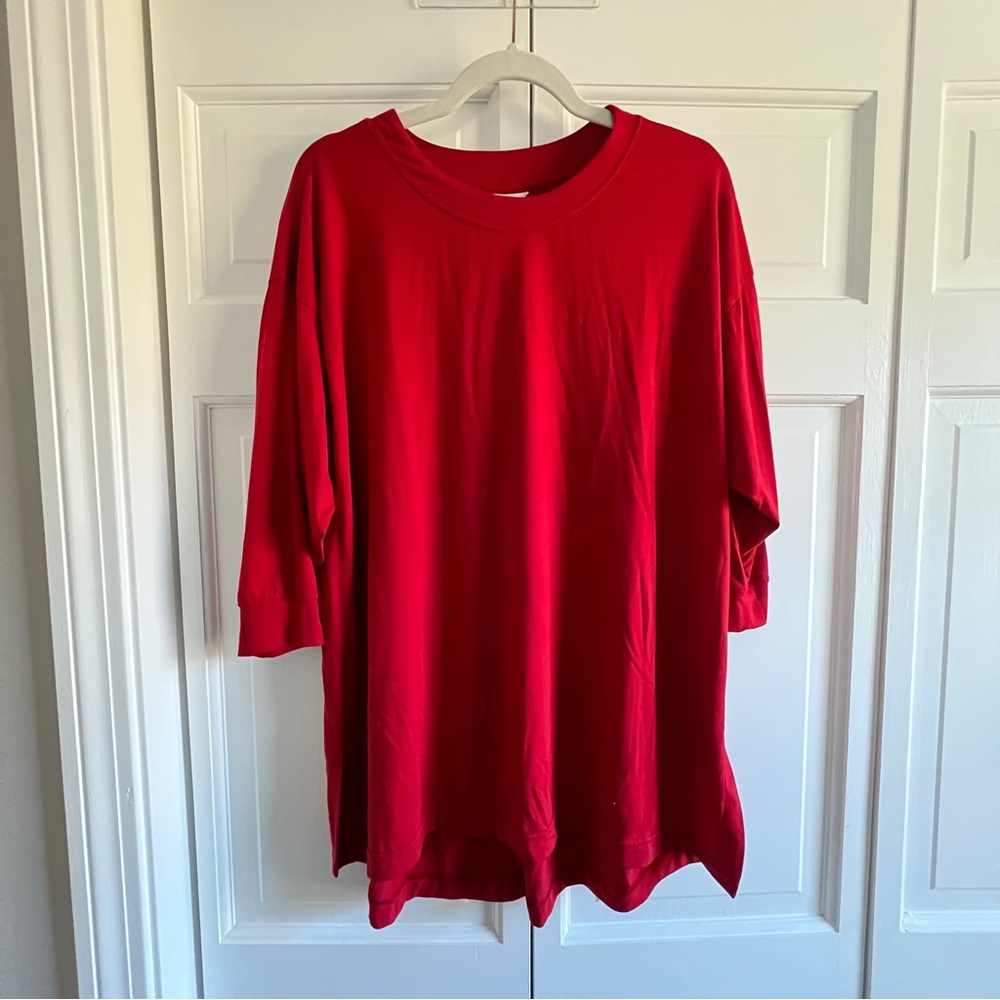 Athleta Red Tunic size M